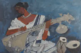 Husain, M.F. (Artist). Untitled, n.d. | Painting