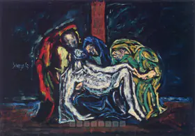Souza, F.N. (Artist). Untitled (Pieta), 1963 | Painting