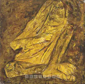 Khanna, Krishen (Artist). Fruit Seller, n.d. | Painting