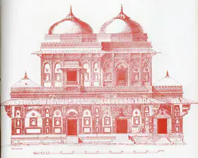 Unknown (Artist). Birbal's Palace, n.d. | Sketch