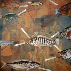 Chowdhury, Barun (Artist). Anarchy, 2007 | Painting