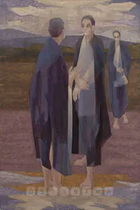 Sabavala, Jehangir (Artist). The Wayfarers - Ii, 1990 | Painting