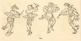 Tana, Pradumna (Artist). Raas, n.d. | Drawing