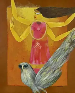 Shuvaprassana (Artist). Lakshmi, 2005 | Painting