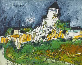 Souza, F.N. (Artist). Untitled, 1961 | Painting
