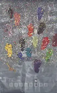 Upadhyay, Hema (Artist). The Air Just Went Off, 2006 | Painting