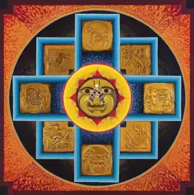 Gundigara, Kishor (Artist). Guardians of Directions, n.d. | Painting
