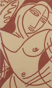 Keyt, George (Artist). Apprehension, 1983 | Painting