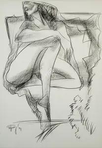 Das, Jatin (Artist). Untitled, 1994 | Drawing
