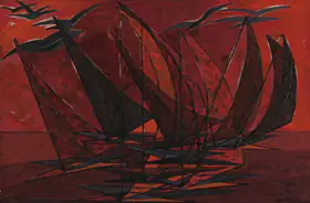 Sabavala, Jehangir (Artist). Incarnadine, 1960 | Painting