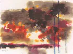 Husain, M.F. (Artist). Untitled, 1995 | Painting