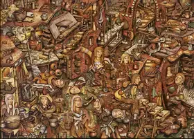 Cherian, Milburn (Artist). Earth Beneath, 2003 | Painting