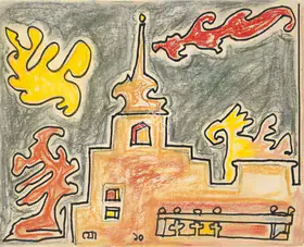 Chowdhury, Jogen (Artist). Untitled, n.d. | Drawing