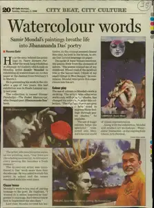 Gehi, Reema (Reporter). Watercolour Words, 03 February 2008 | Newspaper Clipping | 00847377