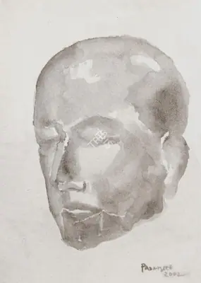 Padamsee, Akbar (Artist). Head, 2002 | Painting
