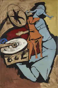 Husain, M.F. (Artist). OPCE 14, 2004 | Painting