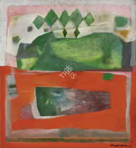 Kudallur, Achutan (Artist). White Ritual Remembered, 1970s | Painting