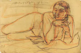 Chowdhury, Jogen (Artist). Untitled, 1962 | Drawing