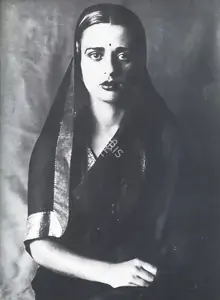 Khanna, Krishen (Photographer). Amrita in Sari, n.d. | Contemporary Photograph