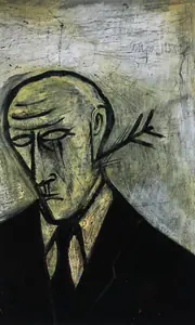 Souza, F.N. (Artist). Untitled, 1955 | Painting