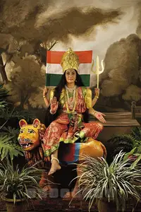 Pushpamala (Artist). Motherland - The Festive Tableau, 2009 | Print