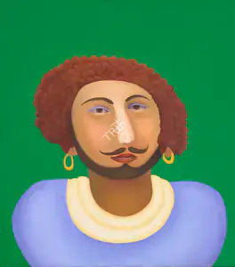 Bawa, Manjit (Artist). Untitled (King), 1996 | Painting