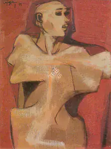 Das, Jatin (Artist). Untitled, 1989 | Painting