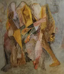 Husain, Shamshad (Artist). Untitled, 1980s | Painting