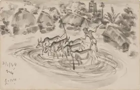 Bose, Nandalal (Artist). Untitled, 1944 | Painting