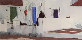 Kapoor, Madhoor (Artist). Aangan, 1991 | Painting