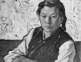 20th Century Indian School (Artist). Portrait Of A Woman, 20th Century | Painting