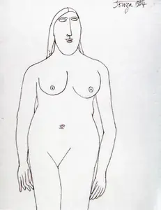 Souza, F.N. (Artist). Untitled, n.d. | Drawing