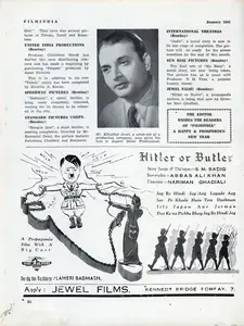 Ghadiali, Nari (Director), Laheri Badmash, 1944 | Advertisement