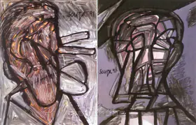 Souza, F.N. (Artist). Untitled, 1991 | Painting