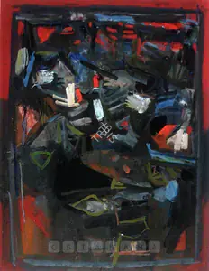 Raza, S.H. (Artist). Untitled, 1958 | Painting