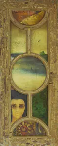 Menon, Anjolie Ela (Artist). Window Series, 1981 | Painting