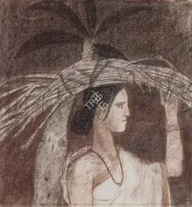 Pyne, Ganesh (Artist). Towards Home, 2007 | Drawing
