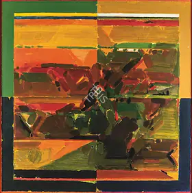 Raza, S.H. (Artist). La Terre (The Earth), 1971 | Painting