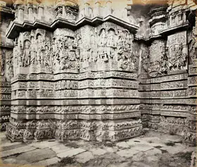 Lyon, Edmund David (Photographer), Hallabeed Temple. Carvings on West Side, n.d. | Antiquarian Photograph