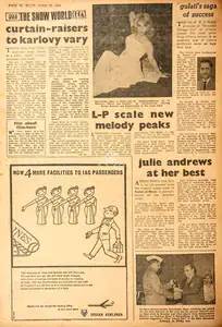 Nadkarni, D.V. (Reviewer). Curtain - Raisers to Karlovy Vary. In <i>Blitz - India's Greatest Weekly.</i> p. 18. Bombay: R.K. Karanjia, 30 April 1966 | Film Review | CinemaEducation | 00142844