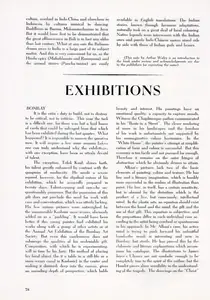 S, S.J. (Essayist). Exhibitions - Bombay. In <i>Marg.</i> 6(2), pp. 78-79. Bombay: Modern Artists and Architects Research Group, April 1953 | Essay | FineArts | 00668814