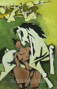 Husain, M.F. (Artist). Untitled, n.d. | Painting