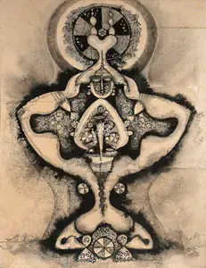 Senathipathi, M. (Artist). Lovers, 1981 | Painting