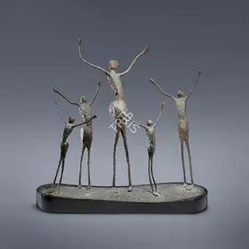 Sehgal, Amar (Artist). Uprising, 1957 | Sculpture