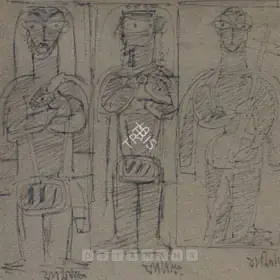 Roy, Jamini (Artist). Untitled, n.d. | Drawing