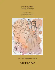 Artiana (Auction House). Sakti Burman - Works on Paper. 27 February 2025, Online | Auction Catalogue | EconomicsArt | 00862551