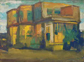 Roy, Jamini (Artist). Untitled (House), n.d. | Painting