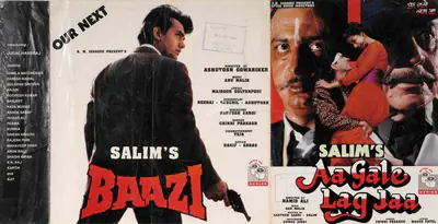 Akhtar, Salim (Producer), Aa Gale Lag Jaa, 1994 | Song-Synopsis Booklet