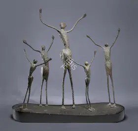 Sehgal, Amar (Artist). Uprising, 1957 | Sculpture