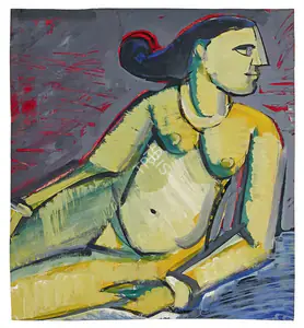 Souza, F.N. (Artist). Untitled, 1950 | Painting
